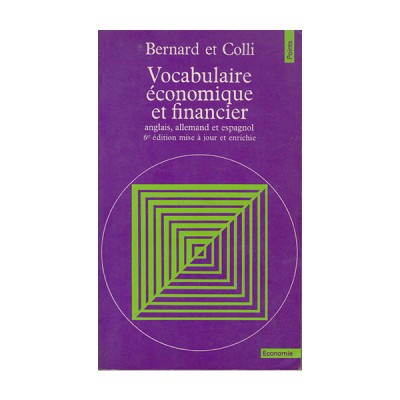 Vocabulaire économique et financier