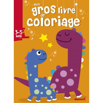 Mon gros livre de coloriage (Dinosaures) (3-5 ans)