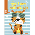 Mon gros livre de coloriage (3-5 ans) (Tigre avec lunettes)
