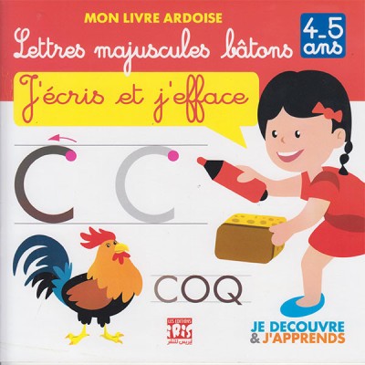 Lettres majuscules bâtons : 4-5 ans