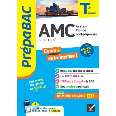 AMC Anglais monde contemporain Tle générale spécialité