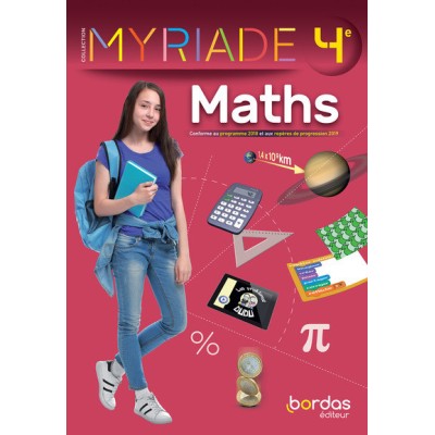 Myriade Mathématiques 4e 2021 Manuel élève