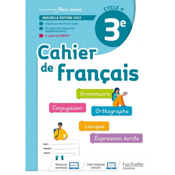 Cahier de français 3e