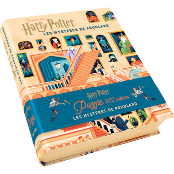 Harry Potter, les Mystères de Poudlard. Coffret avec un puzzle de 500 pièces