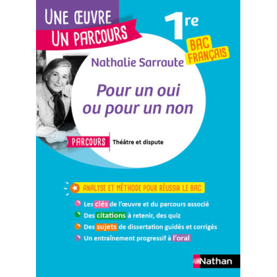 Pour un oui ou pour un non. Parcours "Théâtre et dispute" bac français 1re