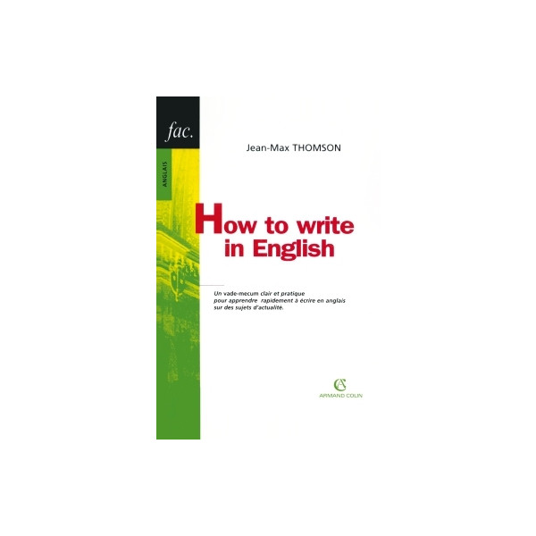 How to write in English