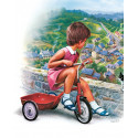 Martine fait du vélo