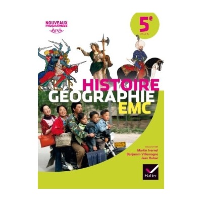Histoire-Géographie EMC 5e éd. 2016 - Manuel de l'élève