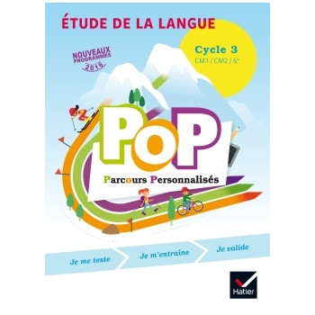 POP Parcours personnalisés - Etude de la langue Cycle 3 Éd. 2017 - Livre élève