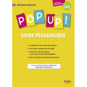 POP UP ! CM2 - Guide pédagogique