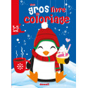 Mon gros livre de coloriage (Noël - Pingouin)