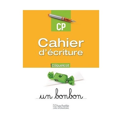 Coquelicot Cahier d'écriture CP