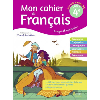 MON CAHIER DE FRANCAIS 4E